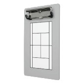 Mini tennis-klembord voor coachen mini klembord (Angled2)