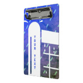 Mini-tennisklembord met een gloeiend netsnoer mini klembord (Angled2)