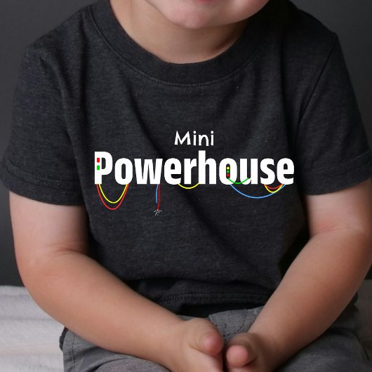 Mini Tiny Baby Powerhouse | Grappig T-shirt | DP7