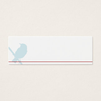 Mini Tischkarten für die Hochzeitstafel Mini Visitekaartjes