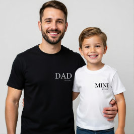 Mini Toddler T-Shirt | Overeenkomstige vader en ik
