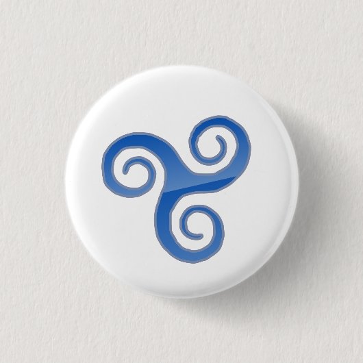 Mini Trisquel Pin Ronde Button 3,2 Cm (Voorkant)