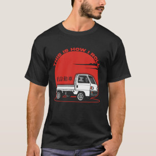 Mini Truck Kei auto Japan Cab Over Compact 4wd Uit T-shirt