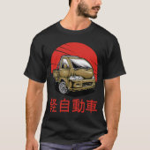 Mini Truck Kei auto Japan Cab Over Compact 4wd Uit T-shirt (Voorkant)