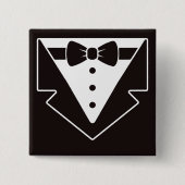 Mini Tuxedo Fun Button (Voorkant)