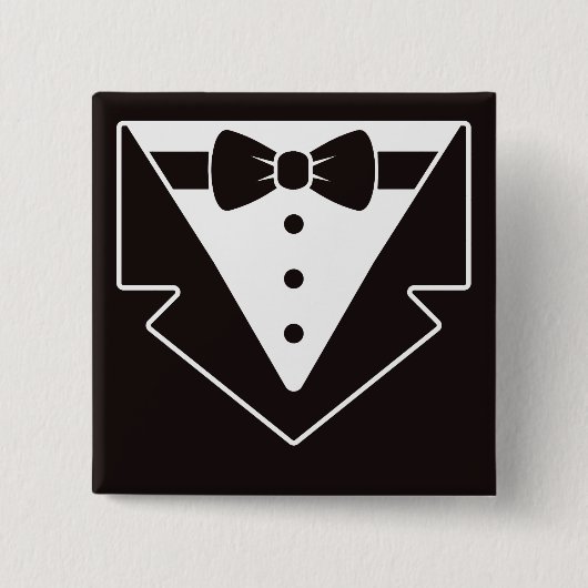 Mini Tuxedo Fun Button (Voorkant)
