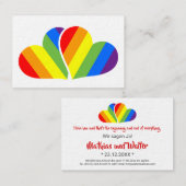 Mini-uitnodigingskaarten! Visitekaartje (Voorkant / Achterkant)