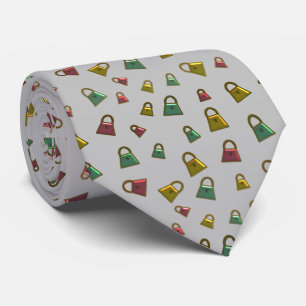 Mini Vakantie Handtas Patroon Tie Stropdas