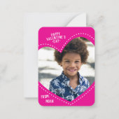 mini-Valentijn | Full Heart Note-Kaart Notitiekaartje (Voorkant)