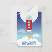 mini-Valentijn | Je bent buiten deze wereld Notitiekaartje (Voorkant)