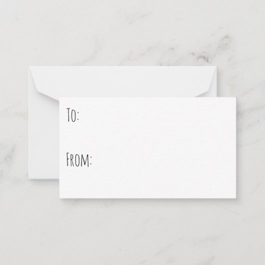 Mini Valentijnsdag Kaart Pack Kat met Muis Notitiekaartje (Achterkant)