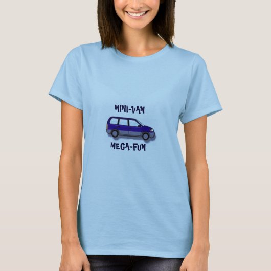 MINI-VAN MEGA-FUN T-SHIRT (Voorkant)