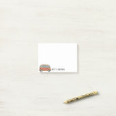 Mini Van Post-it® Notes (Op bureau)