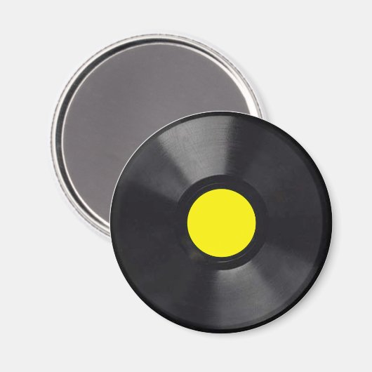  mini-vinyl-LP-record Magneet (Voorkant / Achterkant)