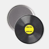  mini-vinyl-LP Record Magnet (Voorkant / Achterkant)