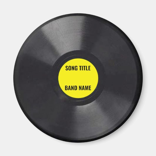  mini-vinyl-LP Record Magnet (Voorkant)