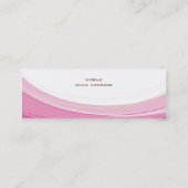 MINI-VISITEKAARTJE: curven 5 Mini Visitekaartje (Achterkant)