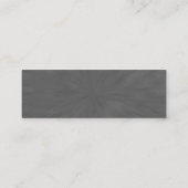 Mini Visitekaartje Elegant Silver Abstract effect (Achterkant)