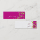 MINI VISITEKAARTJE:: fabuleus 1 Visitekaartje (Voorkant / Achterkant)