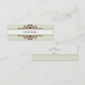 MINI VISITEKAARTJE: goddelijk 3 Visitekaartje (Voorkant / Achterkant)