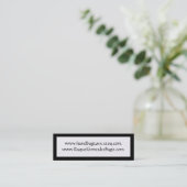 Mini Visitekaartje Labels (Staand voorkant)