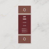 MINI VISITEKAARTJE:: lonestar 2 Visitekaartje (Achterkant)