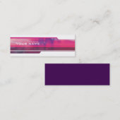 MINI-VISITEKAARTJE:: slick 2 Mini Visitekaartje (Voorkant / Achterkant)