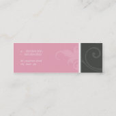 MINI-VISITEKAARTJE:: verve 1 Mini Visitekaartje (Achterkant)