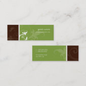 MINI-VISITEKAARTJE:: verve 3 Mini Visitekaartje (Voorkant / Achterkant)