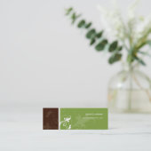 MINI-VISITEKAARTJE:: verve 3 Mini Visitekaartje (Staand voorkant)