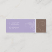 MINI-VISITEKAARTJE:: verve 5 Mini Visitekaartje (Achterkant)