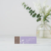 MINI-VISITEKAARTJE:: verve 5 Mini Visitekaartje (Staand voorkant)