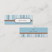 MINI-VISITEKAARTJE: vintage 5 Mini Visitekaartje (Voorkant / Achterkant)