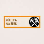 Mini visitekaartjes dakdekkers QR-code (Voorkant)