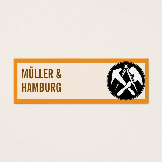 Mini visitekaartjes dakdekkers QR-code (Voorkant)