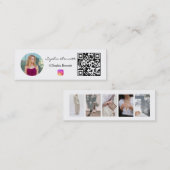 Mini visitekaartjes Instagram foto QR volgers (Voorkant / Achterkant)