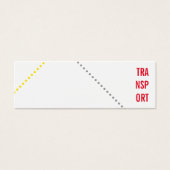 Mini Visitenkarten für Kurierfahrer Mini Visitekaartjes (Voorkant)