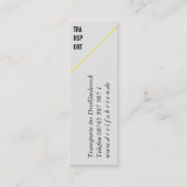 Mini Visitenkarten Mini Visitekaartje (Achterkant)