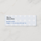 Mini Visitenkarten Visitekaartje (Achterkant)