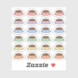 Mini Voer Kat Herinnering Huisdier Voerbak Bujo Pl Sticker