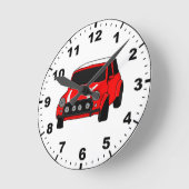 Mini-wandklokken voor auto's ronde klok (Hoek)