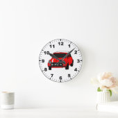 Mini-wandklokken voor auto's ronde klok (Huis)