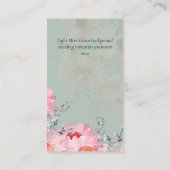 MINI Wedding Details BUDGET MODERN Visitekaartje (Achterkant)