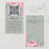 MINI Wedding Details BUDGET MODERN Visitekaartje (Voorkant / Achterkant)
