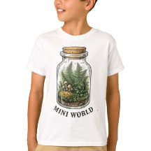 Mini Wereld Terrarium Vintage Botanische Grafiek