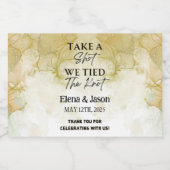 Mini Whiskey Botlle Label - Liquor Label - Wedding Likeurfles Etiket (Enkel label)