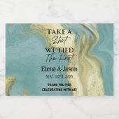 Mini Whiskey Fles Label - Liquor Label - Huwelijk Likeurfles Etiket (Enkel label)