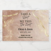 Mini Whiskey Fles Label - Liquor Label - Huwelijk Likeurfles Etiket (Enkel label)