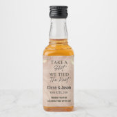 Mini Whiskey Fles Label - Liquor Label - Huwelijk Likeurfles Etiket (Voorkant)