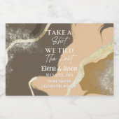 Mini Whiskey Fles Label - Liquor Label - Huwelijk Likeurfles Etiket (Enkel label)